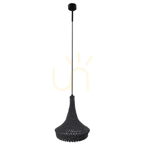 Lampă suspendată Antigo Mahaka gri oțel bumbac E27 26 cm 5181 small 0