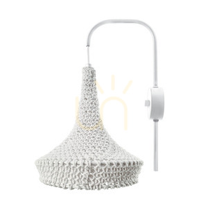 Aplică perete Antigo Mahaka alb E27 oțel bumbac 39 cm 4032 small 0