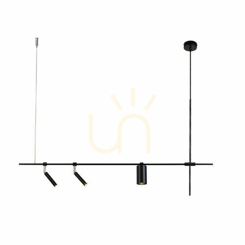 Verifica Lampă suspendată Antigo Namasu 3 becuri negru aluminiu/oțel 120 cm 7862