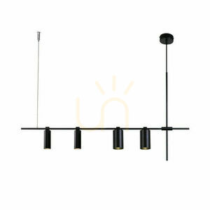 Lampă suspendată Antigo Namasu negru 4xGU10 aluminiu oțel 95 cm 7928 small 0