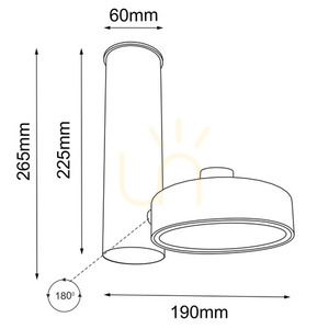 Spot luminos Antigo Natori 1 negru LED ES111 aluminiu oțel 2208 small 1