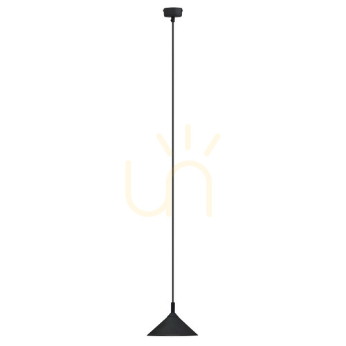 Verifica Lampă suspendată Antigo no. Ai negru GX53 15,5 cm oțel bumbac 5166