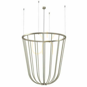 Lampă suspendată Antigo no. moon O Z platină mat 80 cm LED GX53 5142 small 0