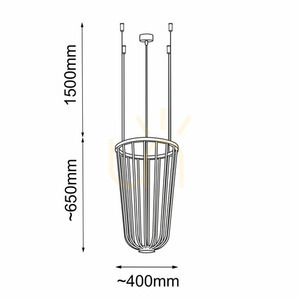 Lampă suspendată Antigo no. moon I Z negru 40 cm GX53 5147 1 Lampă suspendată Antigo no. moon I Z negru 40 cm GX53 5147 small 1