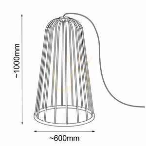 Lampadar Antigo no. moon platină mat LED GX53 100 cm 2008 small 1