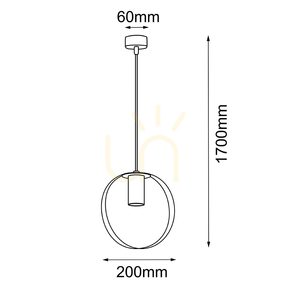 Vedere Lampă suspendată Antigo Ortiga negru oțel GU10 20 cm 5041 Lampă suspendată Antigo Ortiga negru oțel GU10 20 cm 5041