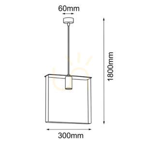 Lampă suspendată Antigo Ortiga 5 negru GU10 oțel 30 cm 5154 small 1