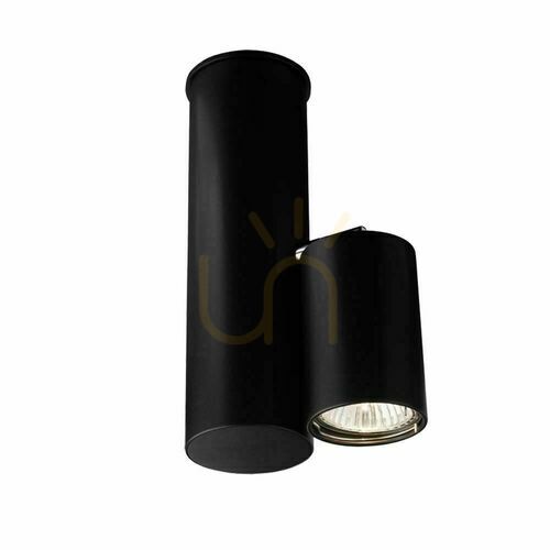 Verifica Spot LED GU10 Antigo Shima 1 negru aluminiu oțel 20 cm 2201