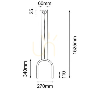 Lampă suspendată Antigo Sukomo negru 2xG9 aluminiu oțel 27 cm 7858 small 1