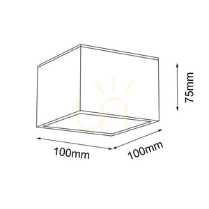 Plafonieră Antigo Suwa alb GX53 10x10 cm aluminiu 7721 1 Plafonieră Antigo Suwa alb GX53 10x10 cm aluminiu 7721 small 1