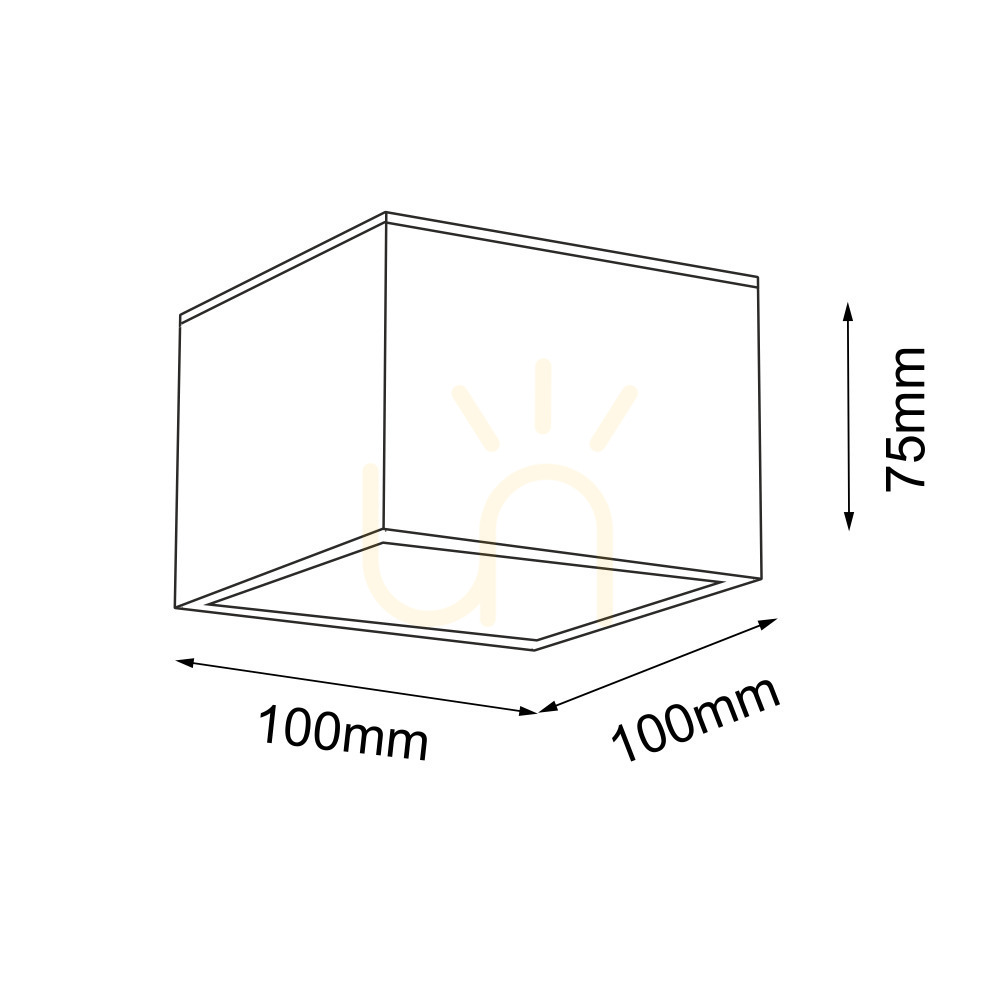 Vedere Plafonieră Antigo Suwa alb GX53 10x10 cm aluminiu 7721 Plafonieră Antigo Suwa alb GX53 10x10 cm aluminiu 7721