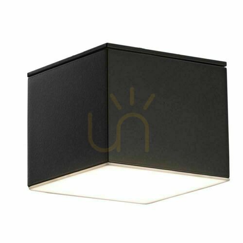 Verifica Plafonieră LED GX53 Antigo Suwa negru 10x10 cm aluminiu 8053