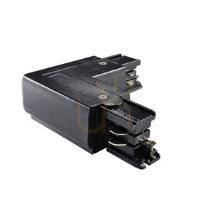 Conector L stânga-dreapta pentru șină 3 faze Antigo Szynoprzewód 3F negru 8117 small 0