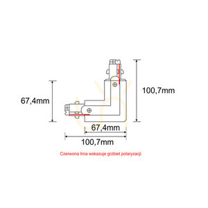 Conector L stânga-dreapta pentru șină 3 faze Antigo Szynoprzewód 3F alb 8118 1 Conector L stânga-dreapta pentru șină 3 faze Antigo Szynoprzewód 3F alb 8118 small 1