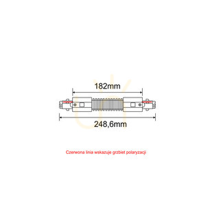 Conector L flexibil șină 3 faze Antigo Szynoprzewód 3F alb 8120 small 1