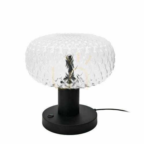 Verifica Lampă de masă Antigo Tanpo O G negru sticlă/oțel 30 cm 2034