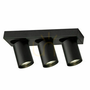 Spot LED GU10 3 becuri Antigo Tarumi negru aluminiu oțel 7974 small 0