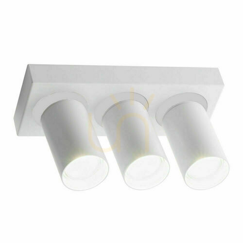 Verifica Spot 3xGU10 Antigo Tarumi alb aluminiu/oțel 26 cm 7975