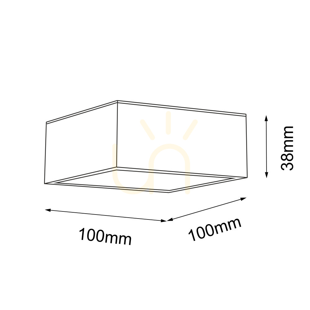 Vedere Plafond LED Antigo Tottori negru IP44 10x10 cm 4000K 8577 Plafond LED Antigo Tottori negru IP44 10x10 cm 4000K 8577