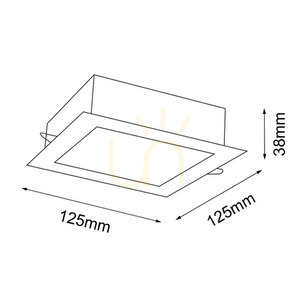 Lumină încastrată LED Antigo Tottori alb 12,5x12,5 cm IP44 4000K 8582 1 Lumină încastrată LED Antigo Tottori alb 12,5x12,5 cm IP44 4000K 8582 small 1