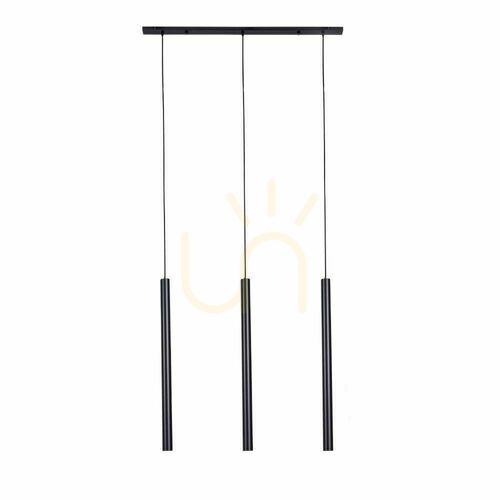 Verifica Lampă suspendată Antigo Yabu 3 negru aluminiu oțel 5527