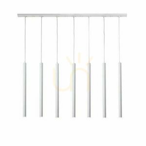 Lampă suspendată Antigo Yabu 7 alb LED MR11 140 cm aluminiu oțel 7576 small 0