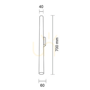 Aplică perete baie Antigo Yabu K1 negru IP44 70 cm LED MR11 8075 1 Aplică perete baie Antigo Yabu K1 negru IP44 70 cm LED MR11 8075 small 1