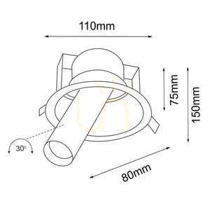 Lumină încastrată Antigo Yakumo 7804 negru MR11 1 bec 1 Lumină încastrată Antigo Yakumo 7804 negru MR11 1 bec small 1