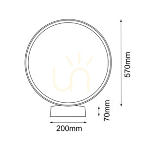 Lampă de grădină LED Antigo Abira 57 antracit 3000K 64 cm 9912 small 1