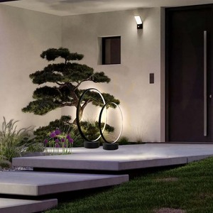 Lampă exterioară de podea LED Antigo Abira inel Ø87 cm antracit 3000K 9914 small 3