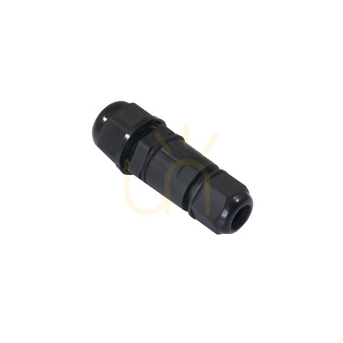 3-Pin Cable Connector Antigo 9950 Black PVC Outdoor Lighting Accessory