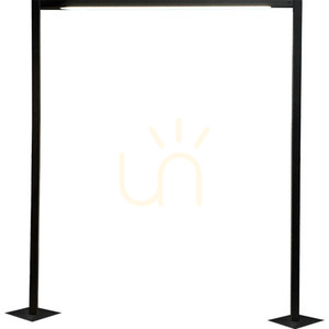 Lampă de grădină Antigo Taketa antracit LED T8 164 cm aluminiu oțel 9934 small 0