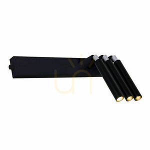 Lampă de perete Antigo Alha E 3 negru oțel 3xG9 LED 30,2 cm small 0