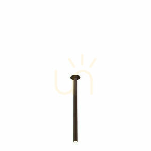 Lampă încastrată Antigo Alha T ciocolată mată 70 cm oțel 9421 small 0