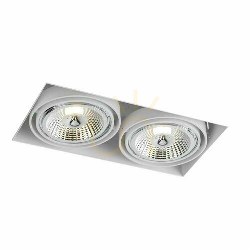 Verifica Lumină încastrată dublă Antigo Komoro 2 alb LED ES111 7328