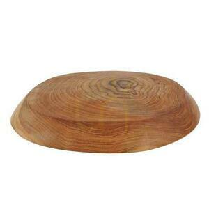 Farfurie BAZAR BIZAR Teak Root Organic din rădăcină de tec, natur, 25 cm small 1