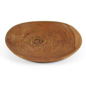 Farfurie BAZAR BIZAR Teak Root Organic din rădăcină de tec, natur, 25 cm small 3