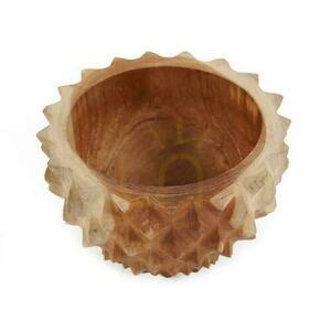 Bol decorativ BAZAR BIZAR din rădăcină de tec natural, 15 cm, Teak Root Collection small 4