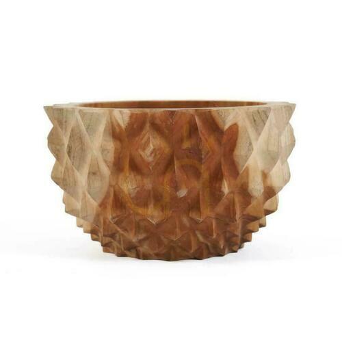Verifica Bol decorativ BAZAR BIZAR din rădăcină de tec natural, 15 cm, Teak Root Collection