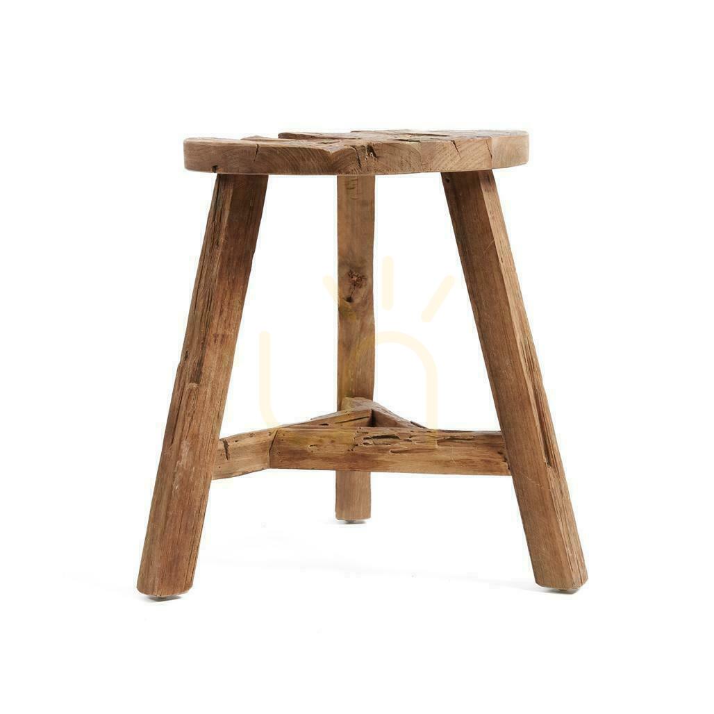Verifica Taburet BAZAR BIZAR Yatai L lemn de tec recuperat natural Rustic Collection Taburet BAZAR BIZAR Yatai L lemn de tec recuperat natural Rustic Collection
