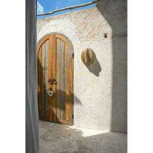 Aplică de perete BAZAR BIZAR Avanti Natural Rafia M Wall Lamps small 1