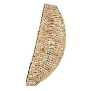 Aplică de perete BAZAR BIZAR Avanti Natural Rafia M Wall Lamps small 3
