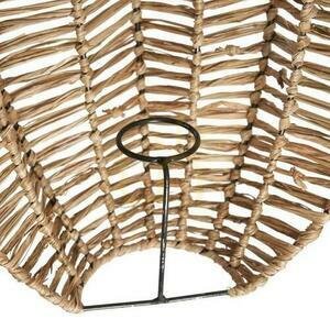 Aplică de perete BAZAR BIZAR Avanti Natural Rafia M Wall Lamps small 4