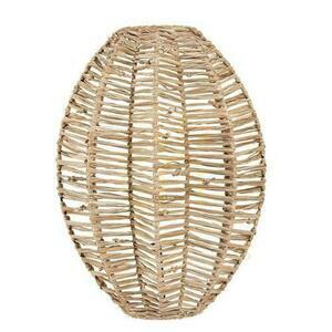 Aplică de perete BAZAR BIZAR Avanti Natural Rafia M Wall Lamps small 0