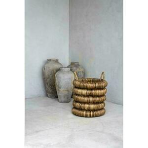 Coș răchită BAZAR BIZAR Baskets din hiacint de apă natural 65 cm bej 5 Coș răchită BAZAR BIZAR Baskets din hiacint de apă natural 65 cm bej small 5