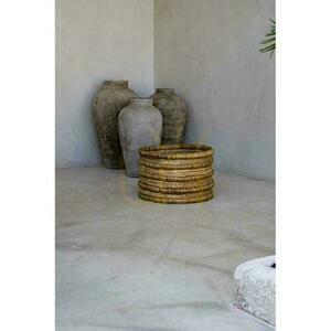 Coș de Răchită BAZAR BIZAR Natural 54 cm din Frunză de Banană, Baskets small 1