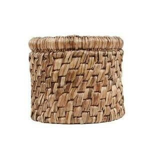 Coș împletit din zambilă de apă BAZAR BIZAR The Choppy Basket natural Ø36 cm small 2