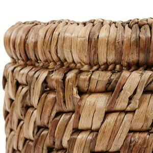 Coș împletit din zambilă de apă BAZAR BIZAR The Choppy Basket natural Ø36 cm small 3