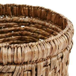 Coș împletit din zambilă de apă BAZAR BIZAR The Choppy Basket natural Ø36 cm small 4