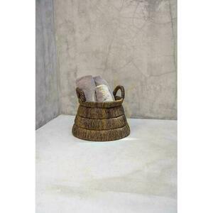 Coș de depozitare BAZAR BIZAR din frunză de banană naturală, 42x31,5 cm small 1